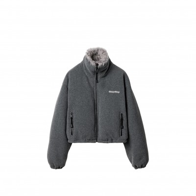 MIU MIU FLEECE DOWN JACKET ML1147